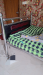 Semidouble bed with mattress